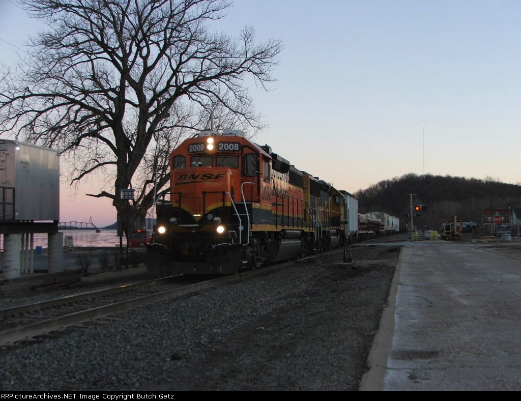 BNSF 2008 at Louisiana, MO